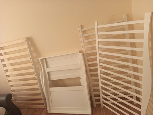 White wooden nursery - white,