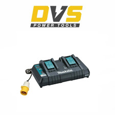 Makita DC18RD 110v 14.4-18V LXT Twin Port Rapid Battery Charger Yellow Plug