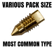 BRASS BLEED SCREW AIR / VALVE VENT FITS MOST - MOST COMMON - STEEL RADIATORS 