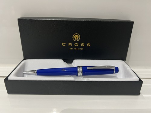 Cross polished blue with - polished,