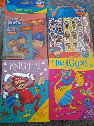Mike the knight activity books - mike,