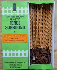 Subbuteo tan Rugby Fence Surround Set RR