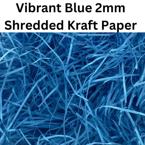 Shredded tissue vibrant - vibrant, blue