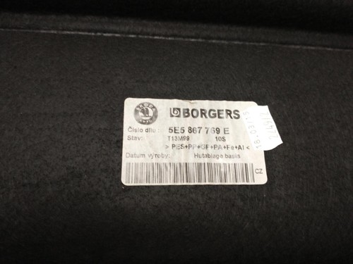 Skoda octavia parcel - octavia, shelf