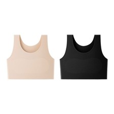 Invisible Traceless Chest Binder Breast Binder Sport Compressions Bra Tank Top