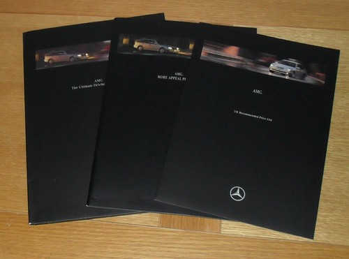 Mercedes amg brochure set 1997 - mercedes,