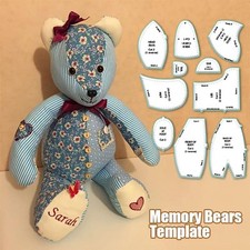 Memory Bear Template Ruler Set