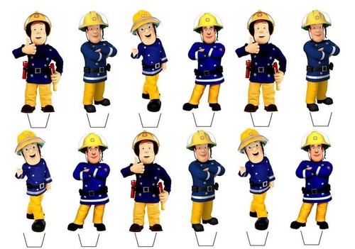 Fireman sam edible - fireman,