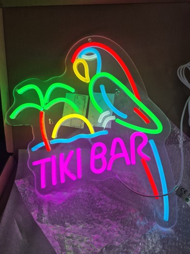Tiki bar parrot neon - bar,