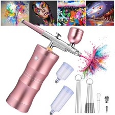 Cordless Handheld Airbrush Portable Airbrush Nail Art Mode Makeup Cake DIY Kit