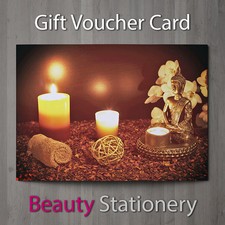Gift Voucher Beauty Salon Blank Card Coupon Nail Massage Hairdressing A7 + Env.