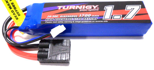 Turnigy 1700mah 4v 30c - 2s, 7.4v