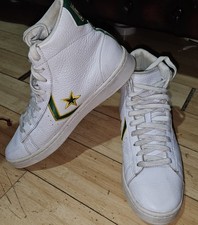 White Leather Celtics Baseball