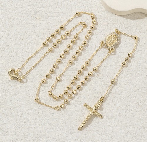Rosary gold plated 14k - plated,