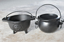 Cast Iron Cauldron open top