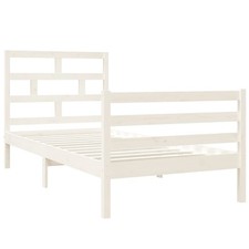 Bed Frame Bed Base Bedstead Bedroom Mattress Foundation Solid Wood Pine vidaXL