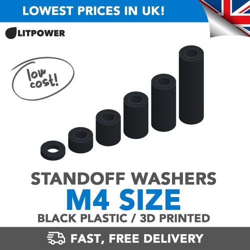 Washers spacers - m4, (4mm)