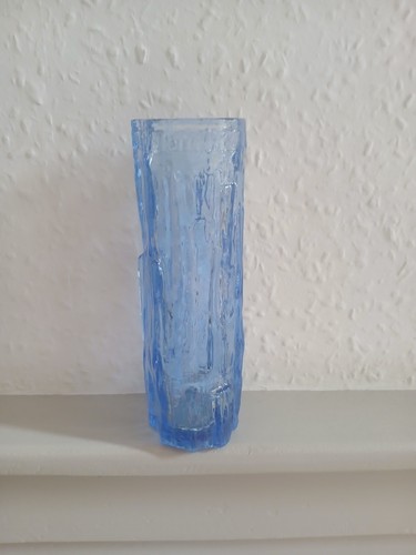 Ravenhead glass vase blue - glass, vase.