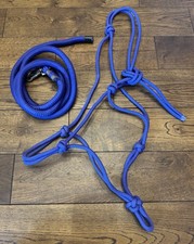 Nylon Knot Rope Kind Halter Natural Horsemanship Parelli Style With Long Rope