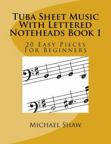 Tuba sheet music - tuba, lettered