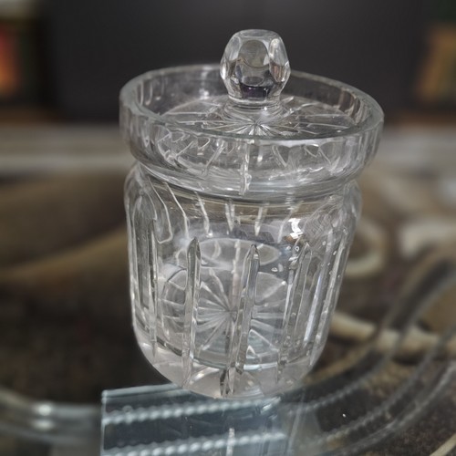 Vintage cristal glass vase - glass,