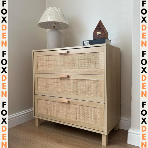 Rattan drawer chest - drawer,