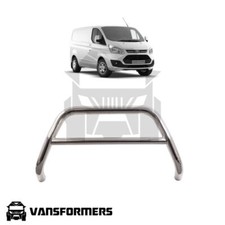  Ford Transit Custom 2012-2018 A-Bar Polished (Spoiler Nudge City Bull Bar)