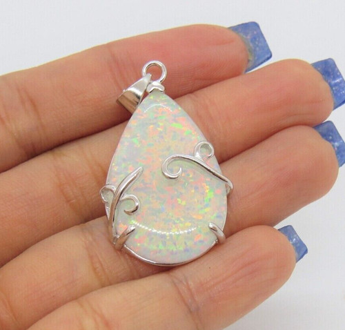 White opal rainbow - rainbow, pear