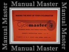 Cyclemaster 32c.c. Owners Instruction Manual Booklet,Best Value4Money on eBay*-