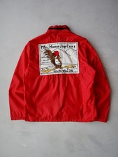Vintage 60s 70s Road Runner Racing Light Windbreaker Jacket Size M/L Made in USA