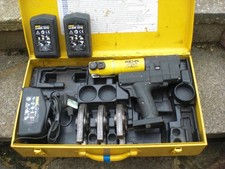 Rems Mini Press Jaws M15 M22 M28 2x 22v Batteries novopress mapress