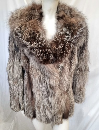 Real silver fox - silver, fur