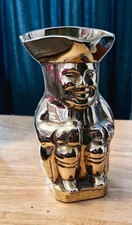 Vintage Solid Brass Toby Jug