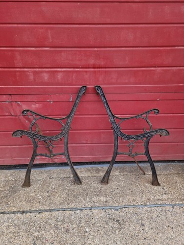 Vintage pair cast iron - of,