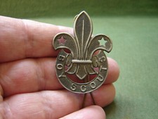 Vintage Large Metal Boy Scouts
