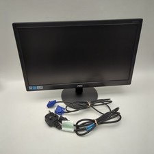 AOC 19.5" LCD Monitor (LED Backlit) E2070SWN With Stand, VGA & Power Cable