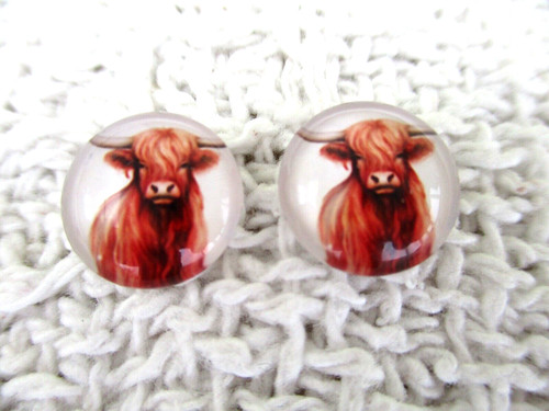 Art glass cabochon highland - cabochon,
