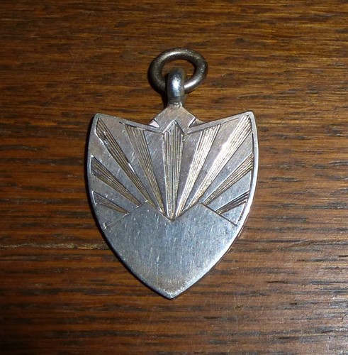 Solid silver medal w - solid,