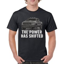 The Power Has Shifted T-shirt American 4x4 Offroad Pickup Truck Men's Tee