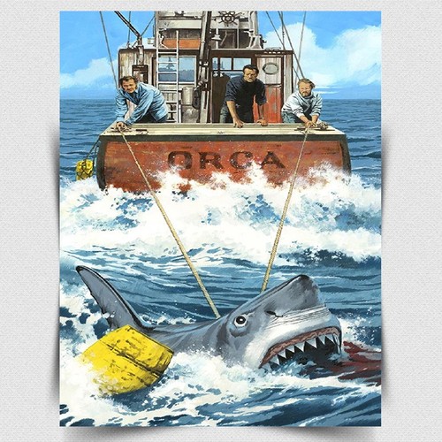 Jaws scene quint boat the - scene,