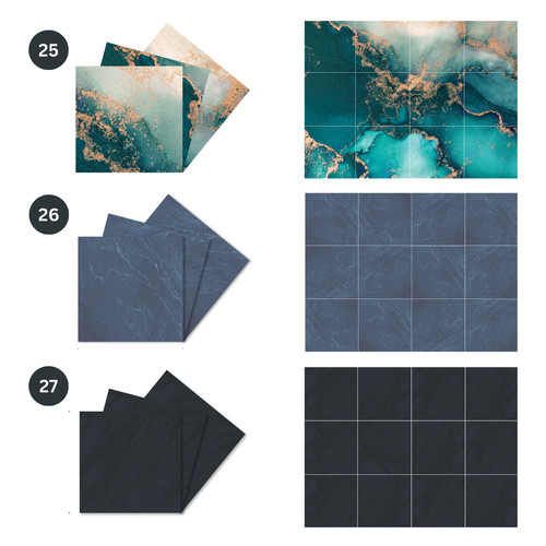Peel and stick splashback self - peel,