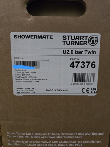 Stuart turner showermate 0 - turner,