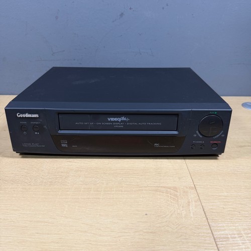 Vhs player goodmans - vhs,