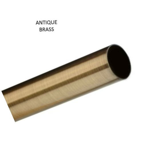 28mm metal curtain pole heavy - metal,