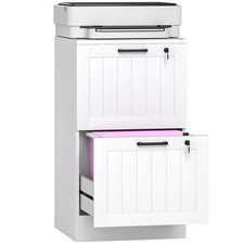 HOMCOM 2 Drawer File Cabinet