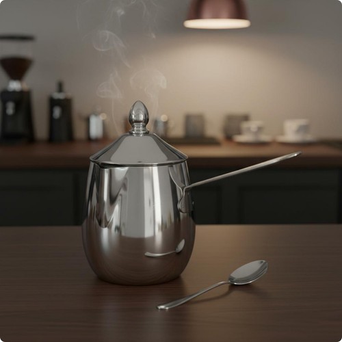 Oval shaped coffee pot with - oval-shaped,
