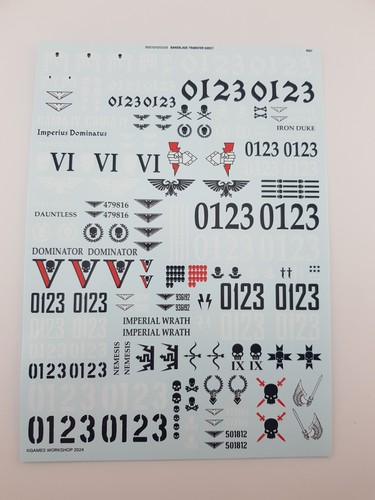 Transfers decals baneblade - transfers/decals,