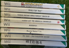 8 EMPTY NINTENDO WII GAME