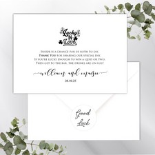 Personalised Lottery Wedding
