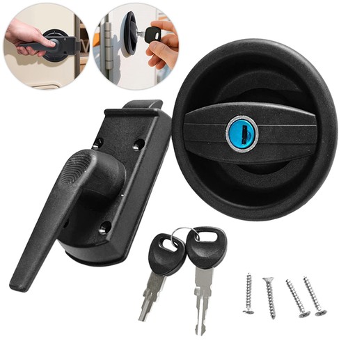 Round caravan door - door, lock